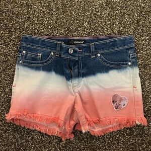 Justice Red White and Blue Shorts